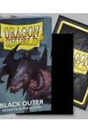 Dragon Shield Sleeves: Outer Sleeves Standard Matte - Black 100CT