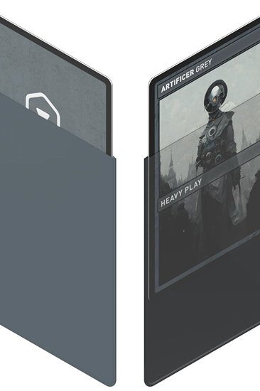 Heavy Play: Curved Sleeves: Artificer Grey Standard (100ct)