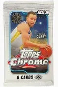 2024/25 Topps Chrome Basketball Hobby Pack