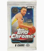 2024/25 Topps Chrome Basketball Hobby Pack