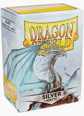 Dragon Shield Matte Sleeves - Silver (100-Pack)