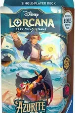Disney Lorcana: Azurite Sea Starter Deck (Amber & Ruby)